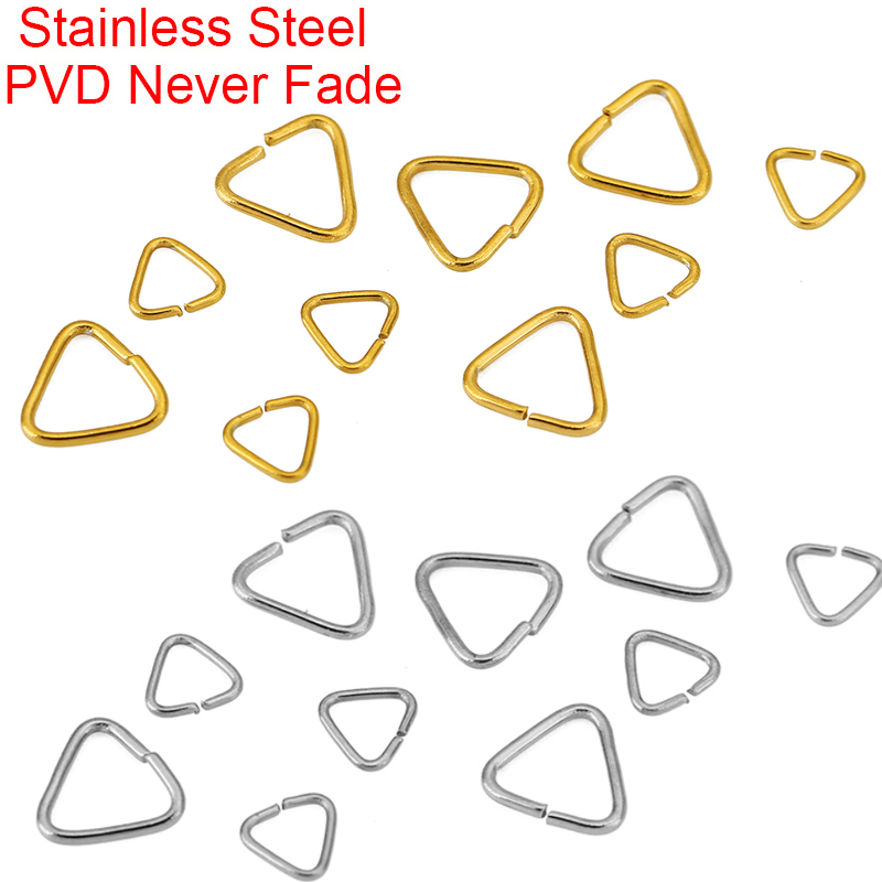 Jewelry Making Looper Tool - 50 anneaux de jonction triangulaires en