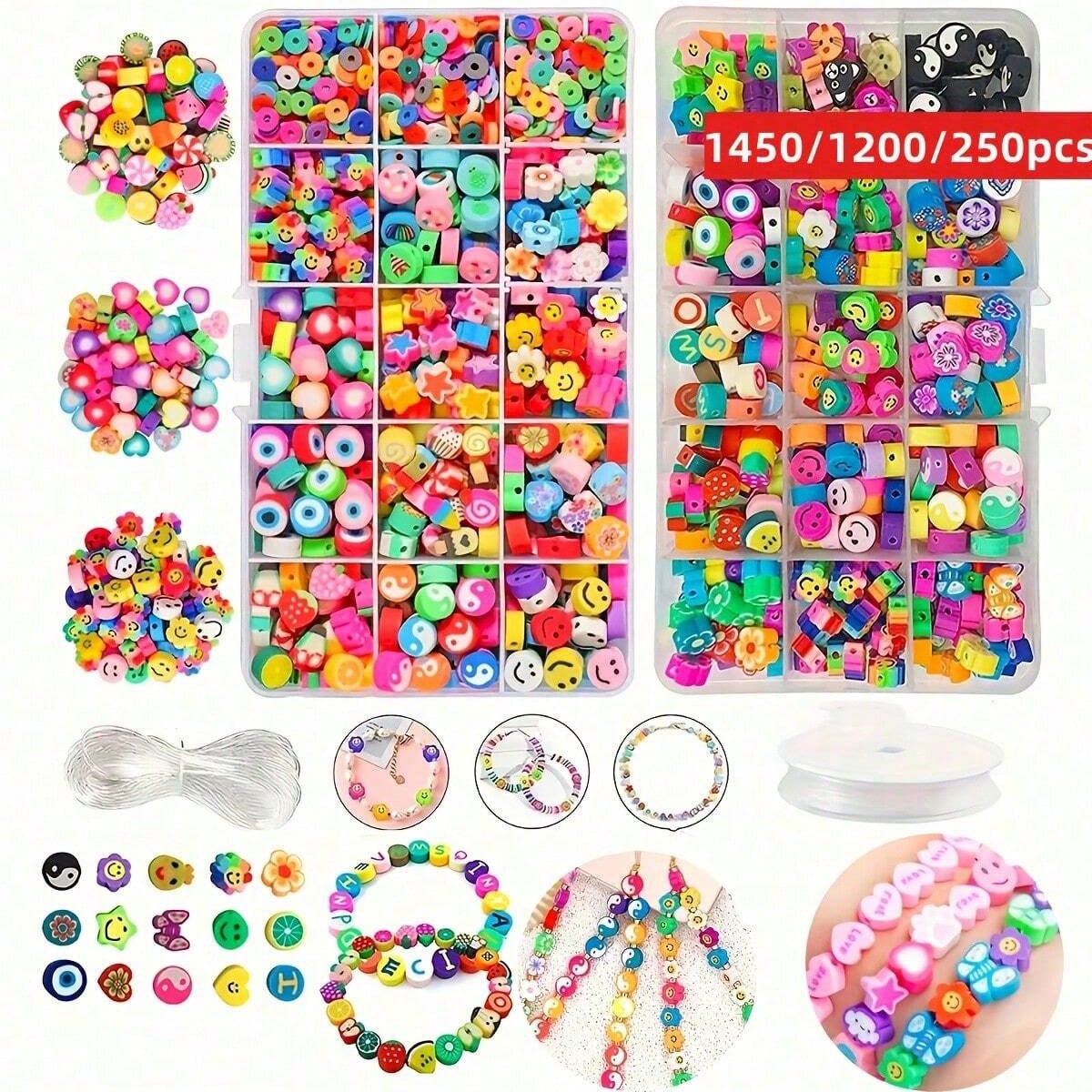 Jewelry Making Thread - Ensemble de perles en argile polymère
