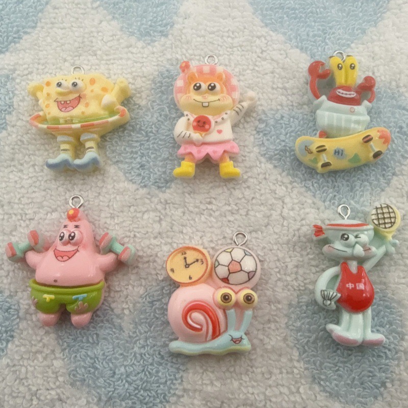 Jewelry Making Accessories - Pendentif en résine de dessin animé,