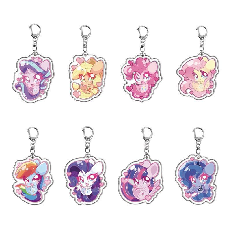 Jewelry Making Rings - Porte-clés en acrylique My Little Pony