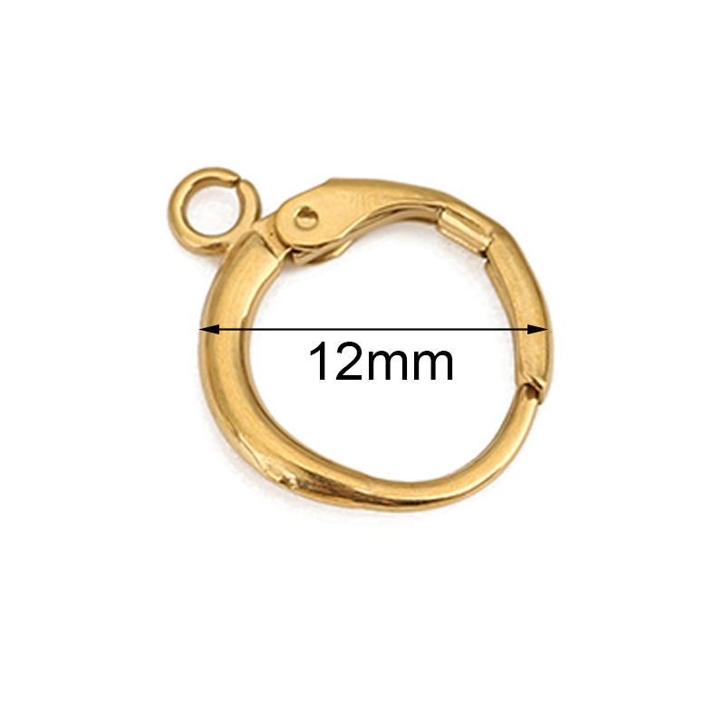 Jewelry Making Metal Supplies - 10 crochets de boucles d'oreilles hypoallergéniques