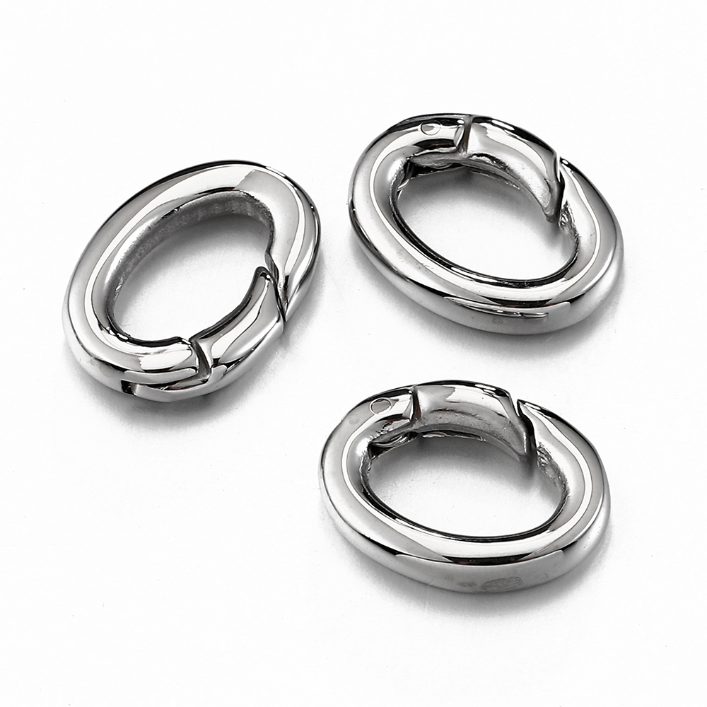 Jewelry Making Rings - Fermoir mousqueton à ressort en acier