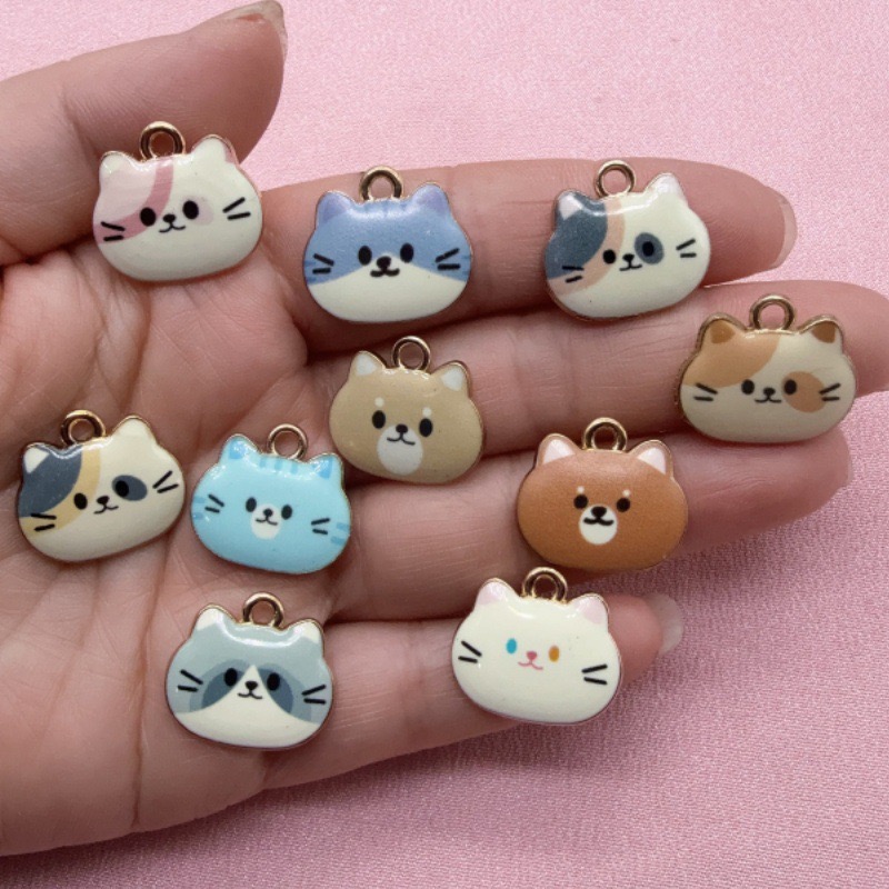 Jewelry Making Accessories - 12 pendentifs en alliage tête de