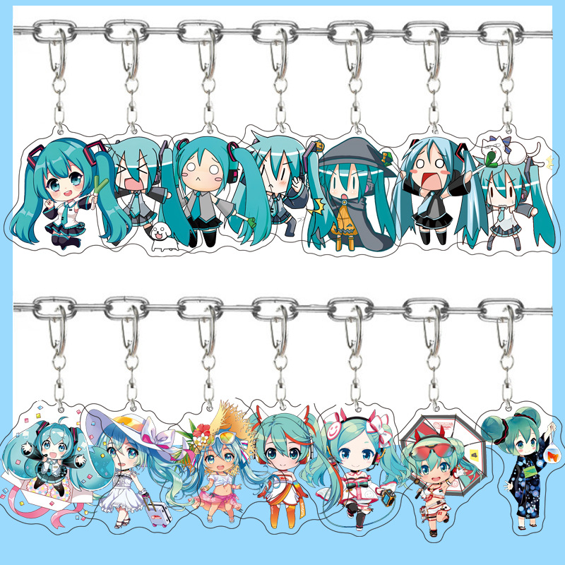 Jewelry Making Rings - Figurine acrylique mignonne Hatsune Miku Anime,