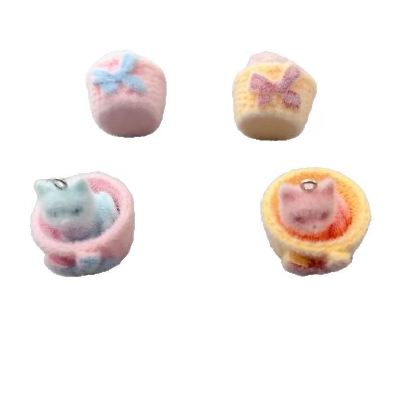 Pendentif chat en résine peluc - Jewelry Making Accessories avis et prix