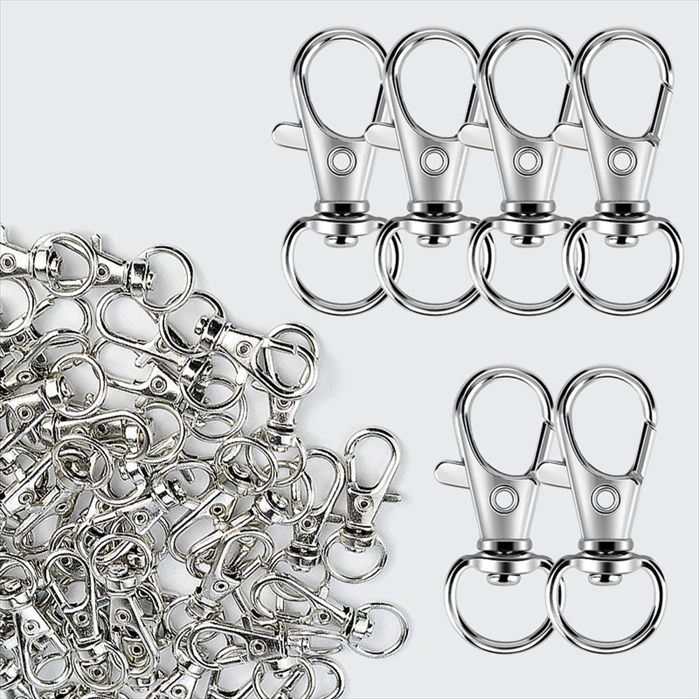 25-200 pièces Mousquetons pivo - Jewelry Making Rings avis et prix