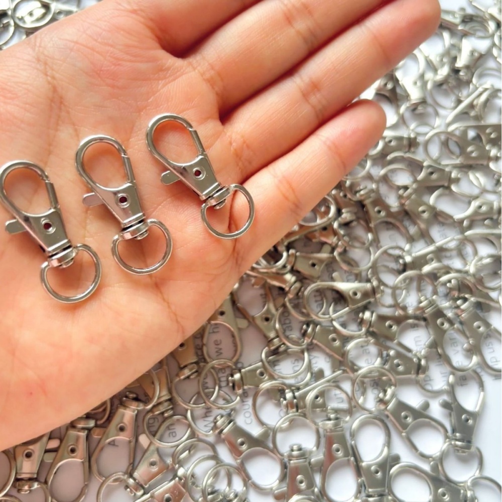 25-200 pièces Mousquetons pivo - Jewelry Making Rings avis et prix