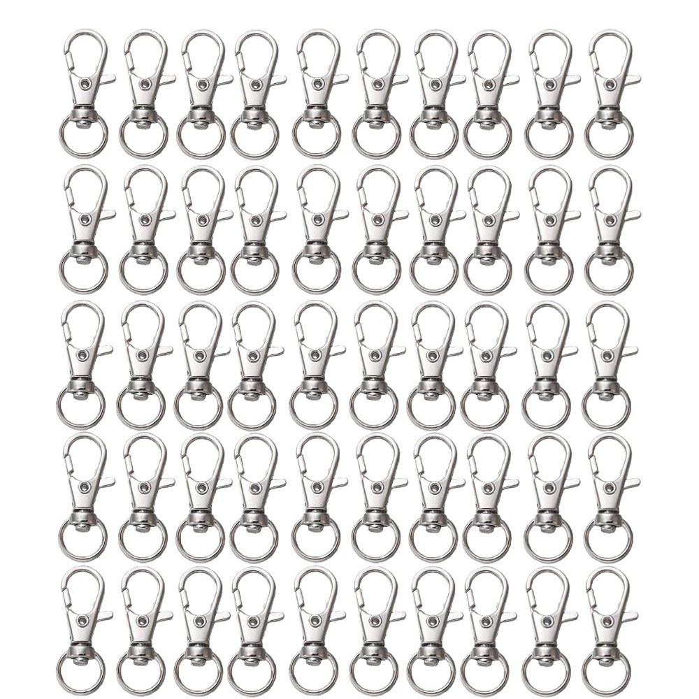 25-200 pièces Mousquetons pivo - Jewelry Making Rings avis et prix