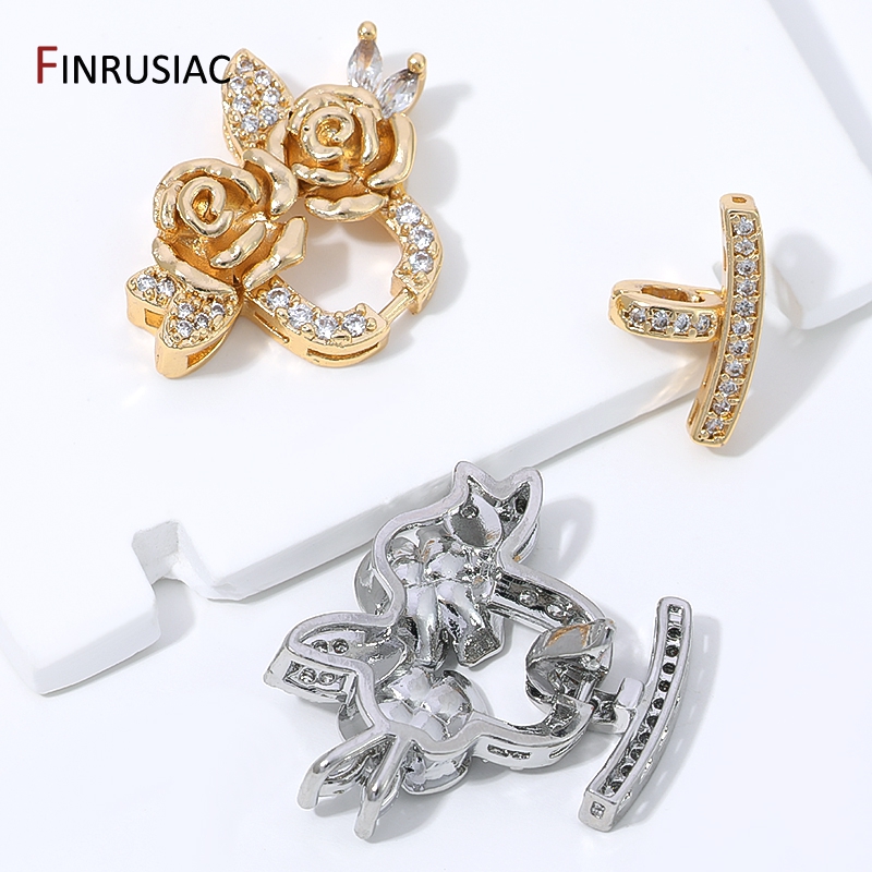 Fermoirs en laiton plaqué or 1 - Jewelry Making Articles avis et prix