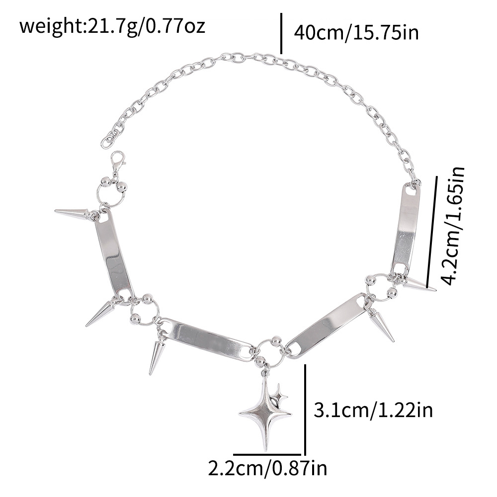 Collier ras du cou riveté Punk - Jewelry Making Rings avis et prix