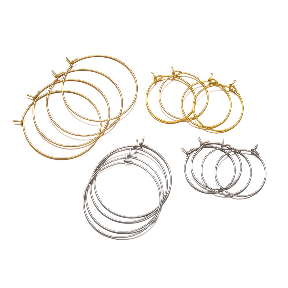 50 pièces de cerceaux d'oreill - Jewelry Making Rings avis et prix