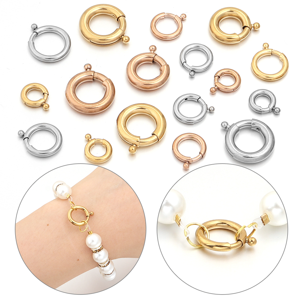 Fermoirs à ressort en acier in - Jewelry Making Rings avis et prix