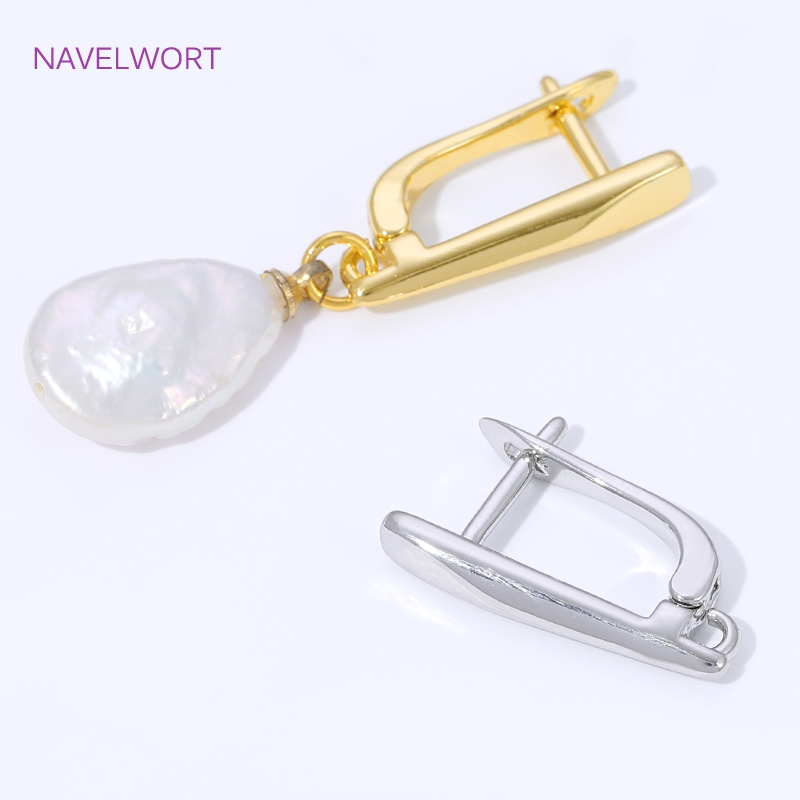 Crochets d'oreille lisses plaq - Jewelry Making Articles avis et prix