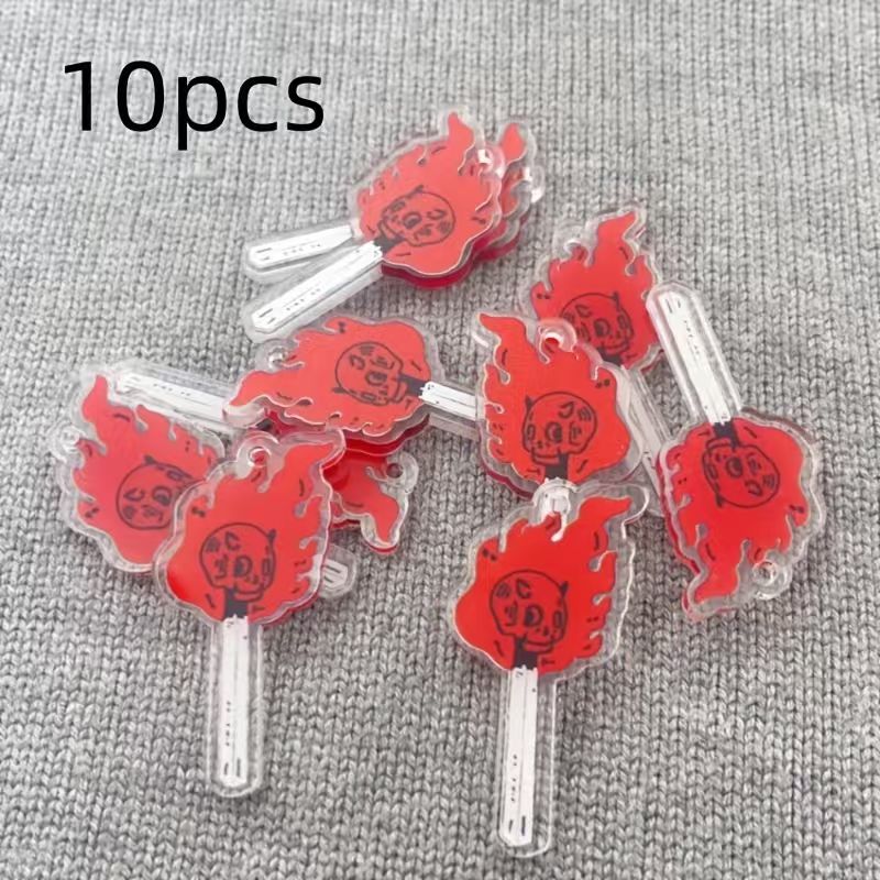 Pendentif tête de mort en acry - Jewelry Making Accessories avis et prix