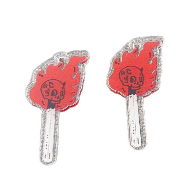 Pendentif tête de mort en acry - Jewelry Making Accessories avis et prix
