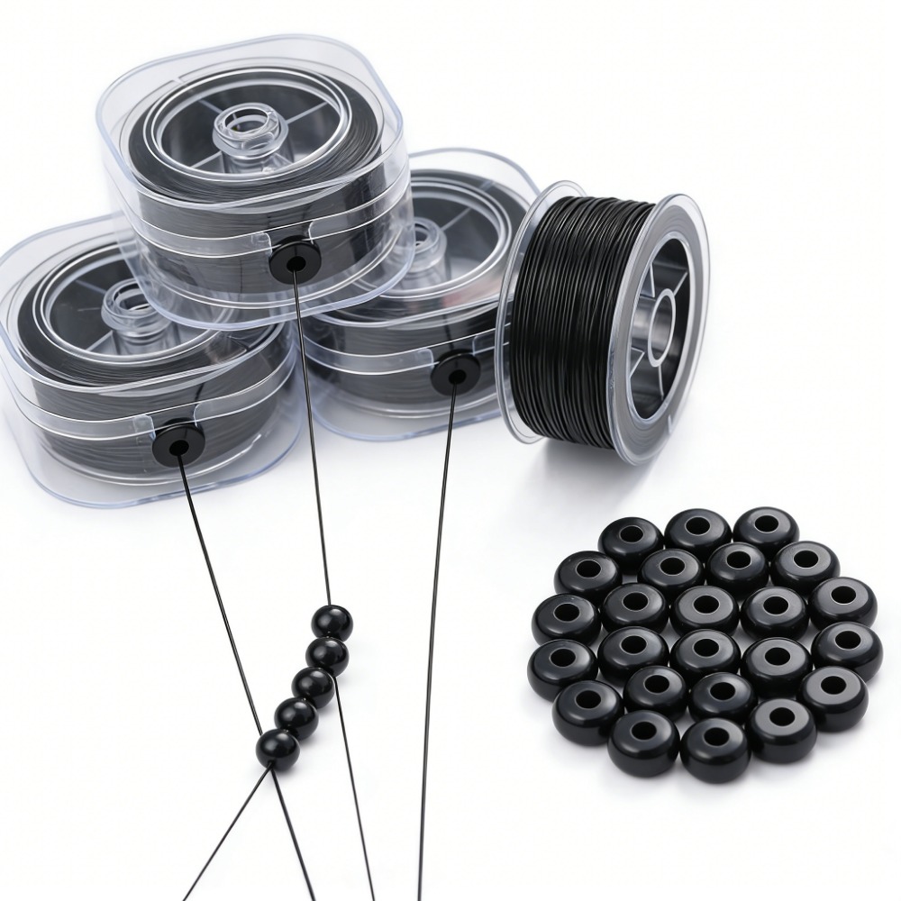 Cordons en fil de cristal noir - Jewelry Making Thread avis et prix