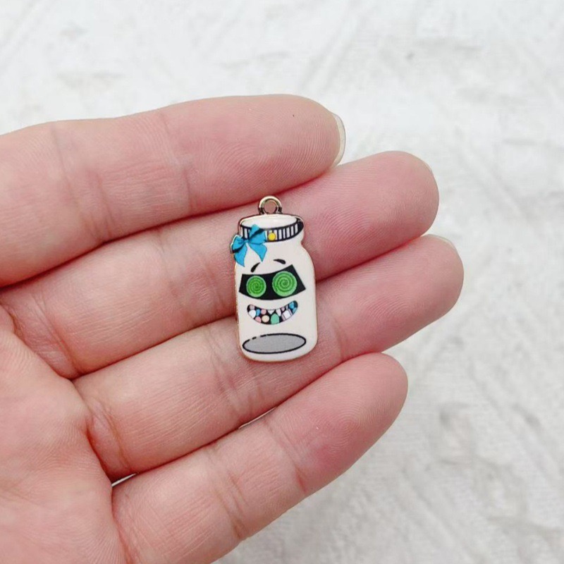 Pendentif bouteille imprimé en - Jewelry Making Accessories avis et prix