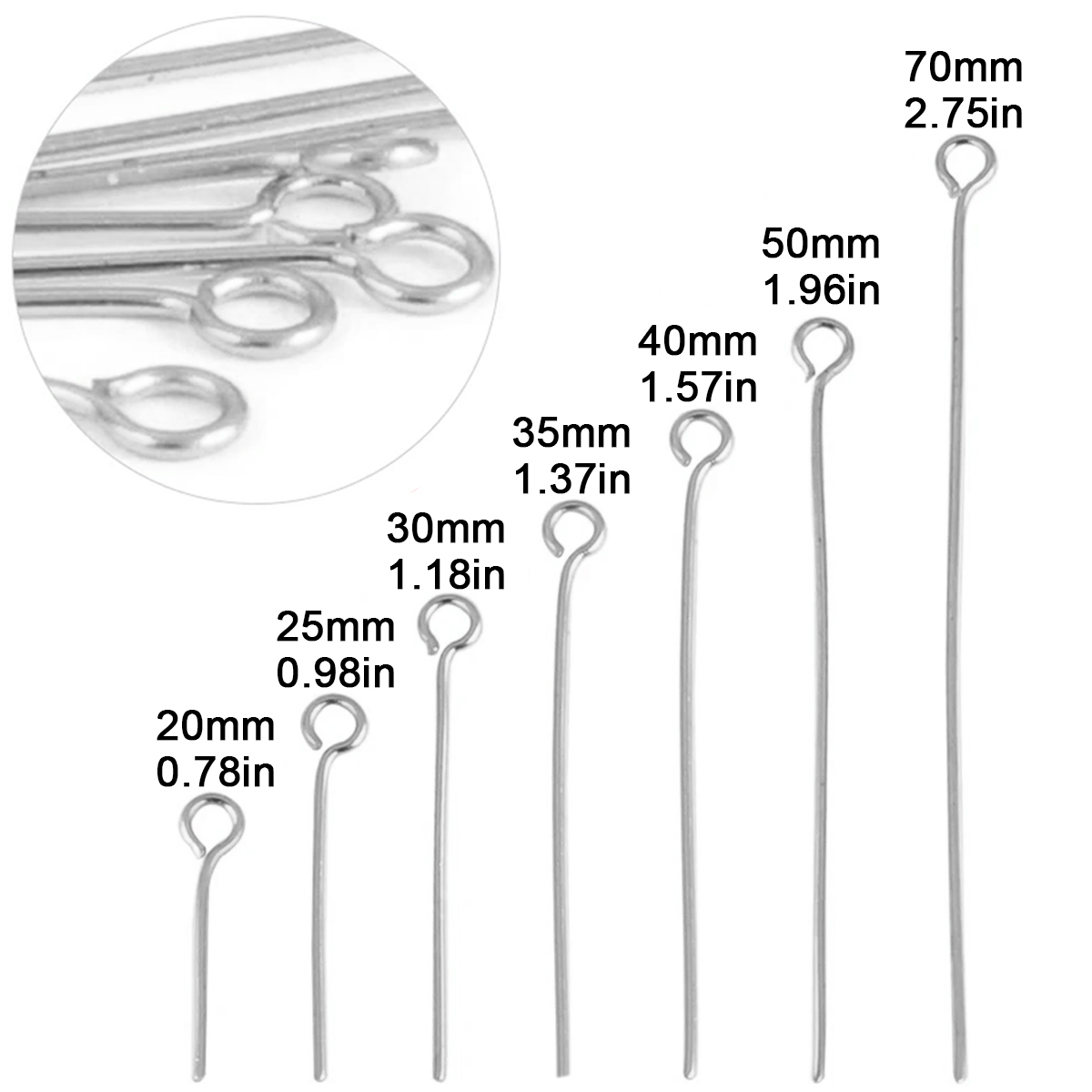 100 pièces/lot de broches à œi - Jewelry Making Looper Tool avis et prix