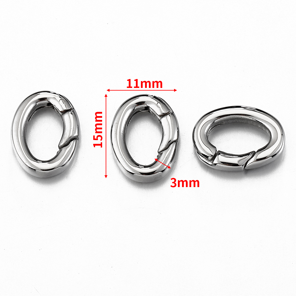 Fermoir mousqueton à ressort e - Jewelry Making Rings avis et prix