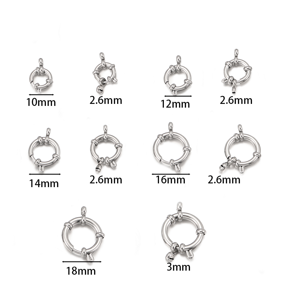2 pièces de fermoirs à ressort - Jewelry Making Metal Supplies avis et prix