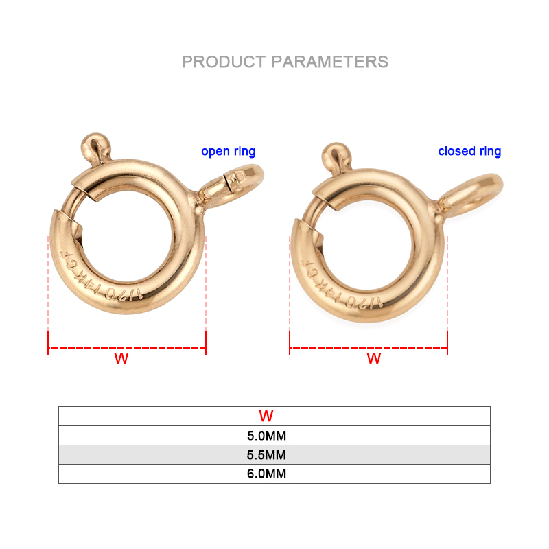 Fermoirs à ressort en or rempl - Jewelry Making Articles avis et prix